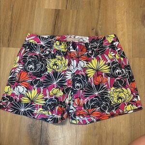 Floral Women's Shorts - Multicolor